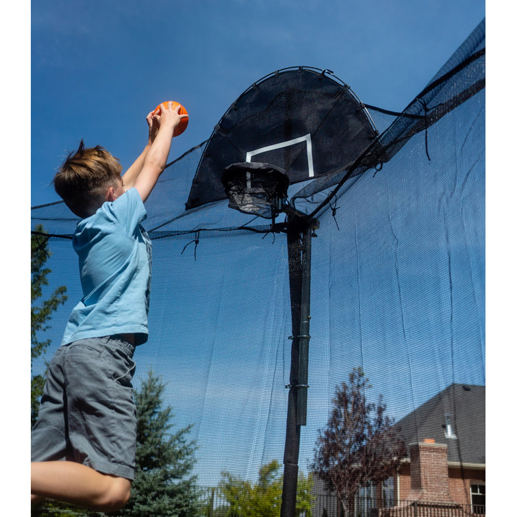 Trampoline Pro Jump Slammer Trampoline Basketball Hoop Attachment